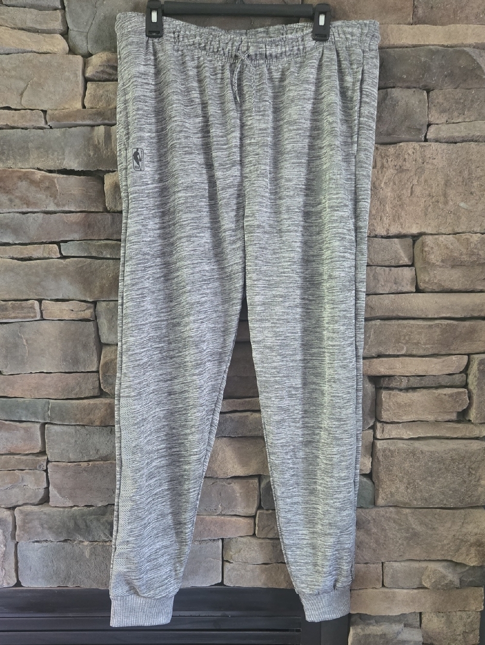 NBA Logo Heather Gray Jogger Sweatpants